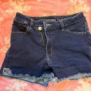 American Eagle Outfitters Dark Blue Jean Shorts